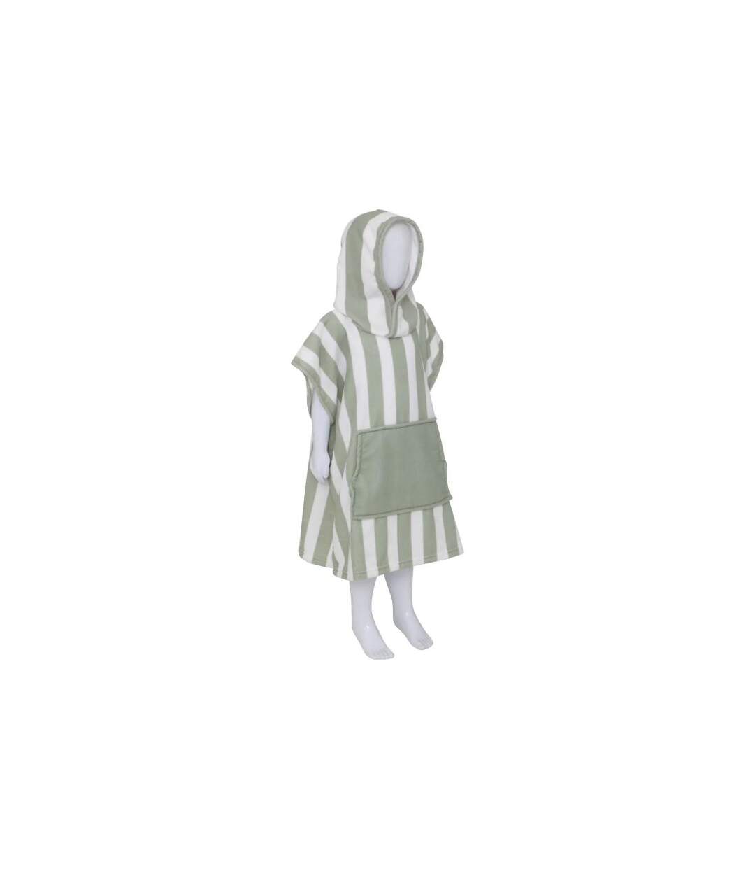 Poncho de Plage Enfant Wili 55x70cm Vert Céladon-1