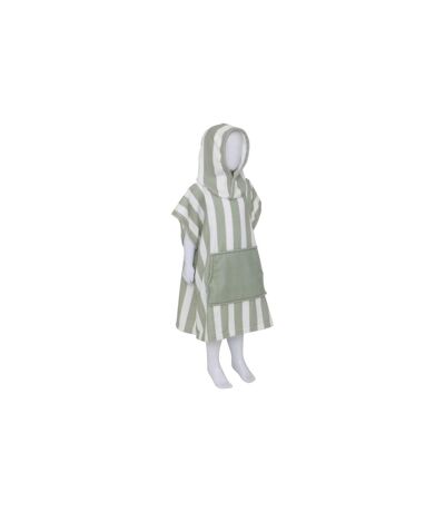 Poncho de Plage Enfant Wili 55x70cm Vert Céladon