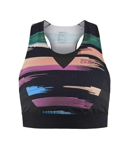 Craft Womens/Ladies CTM Distance Sports Crop Top (Multicolored/Roxo)