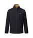 Mens Mountdale Soft Shell Jacket Wood Brown Black Regatta-2