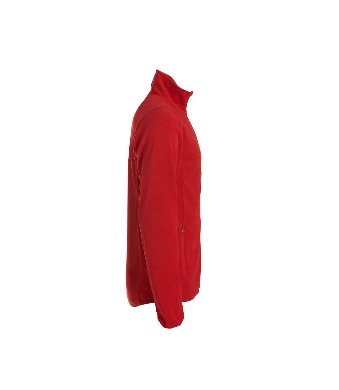 Veste polaire basic homme rouge Clique-4