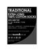 3 Pack Mens Long Knee High Lightweight 100% Cotton Soft Breathable Socks-4