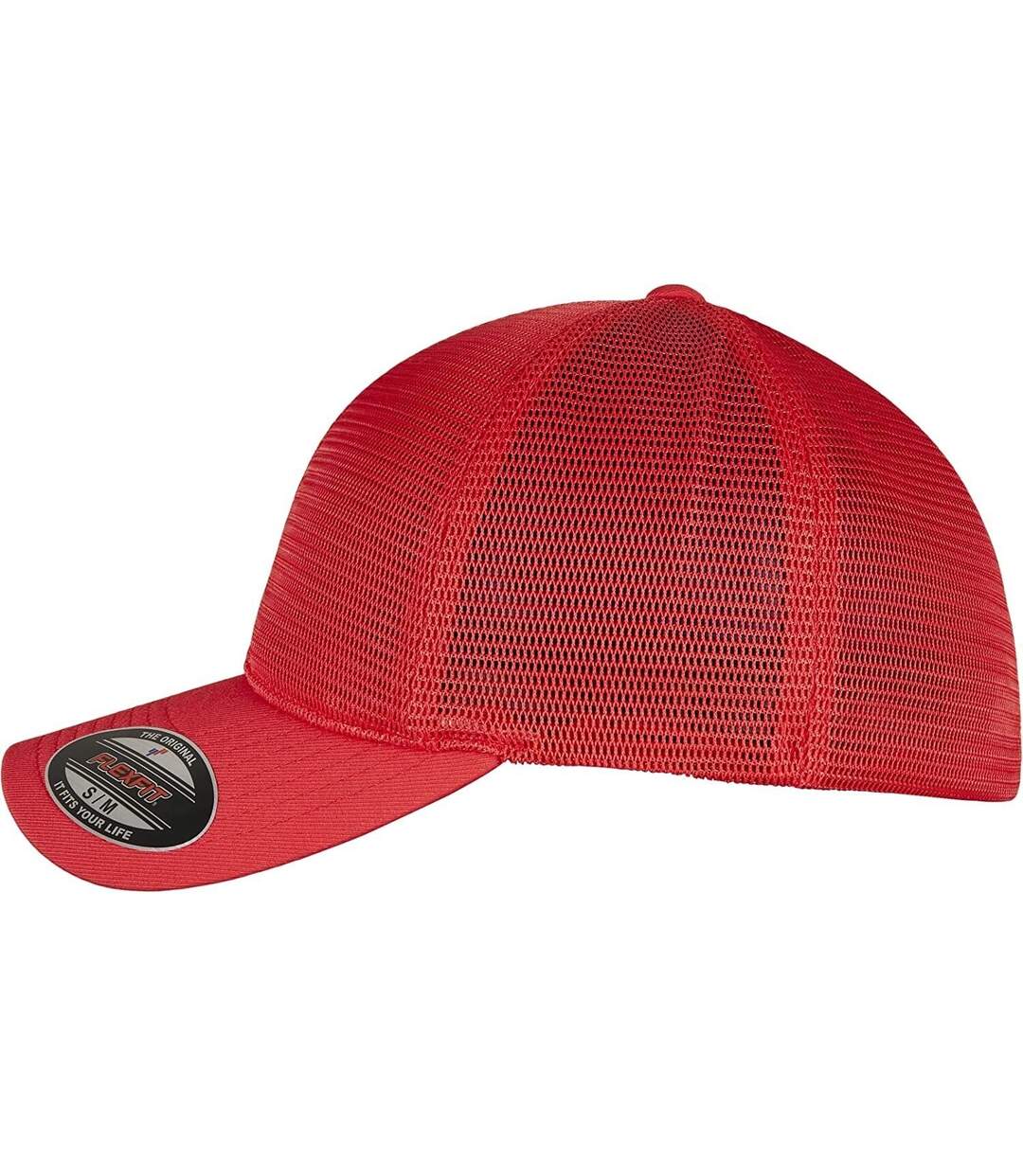 Casquette omnimesh adulte rouge Flexfit