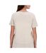 T-Shirt beige femme le coq sportif contemporain - l-2