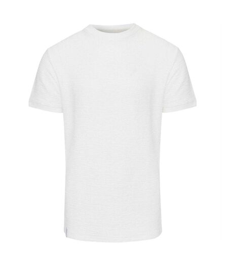 Mens Falkland Knitted T-shirt Ecru Threadbare