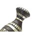 Statuette Tête Femme Tribu Massai 38cm Noir-5