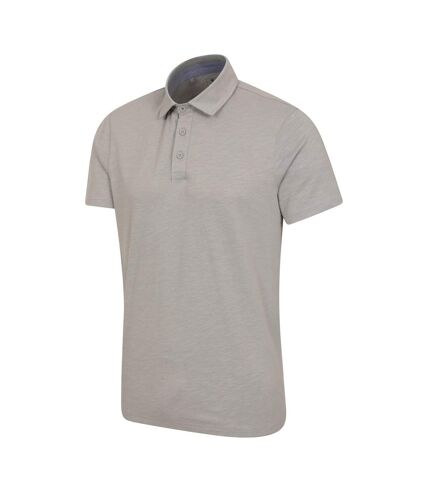 Mountain Warehouse Mens Hasst II Natural Polo Shirt (Gray)