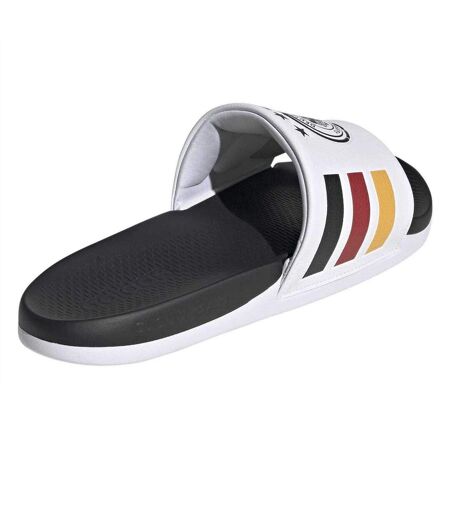 Mens Germany Dfb Sliders White Black Gold Adidas