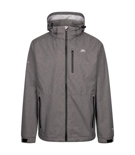 Mens farlesthorpe outdoor jacket grey marl Trespass