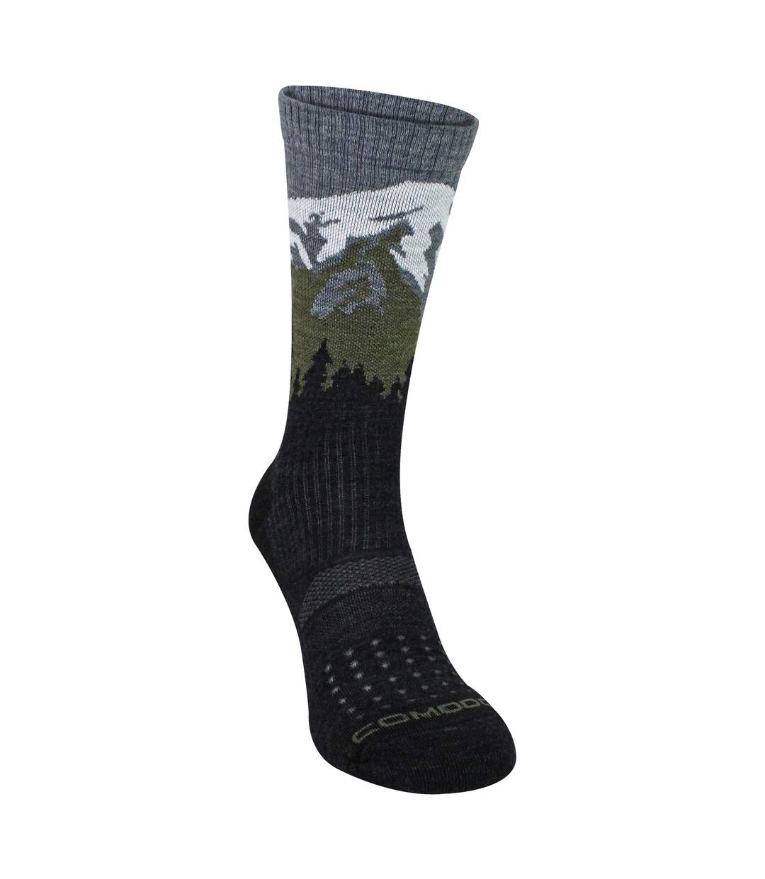 Mens Ladies Light Performance Crew Merino Wool Socks | Trekking Socks-3