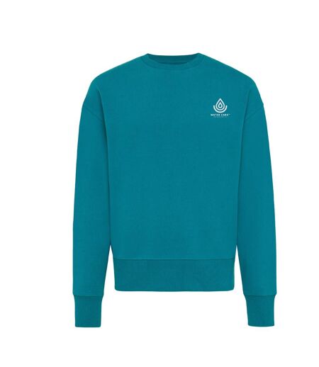Unisex adult kruger recycled cotton crew neck relaxed fit sweatshirt verdigris Iqoniq