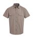Chemise Unie Manches Courtes Kiwi Homme Marron Clair Gris Craghoppers-2