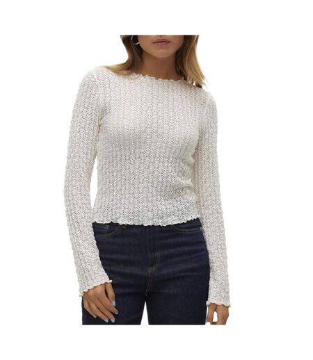 Top ecru femme vero moda shelby - m