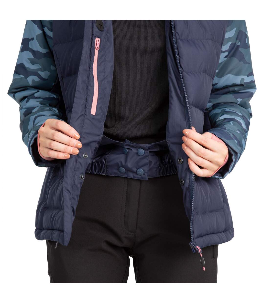 Blouson de ski urge femme bleu marine Trespass-4