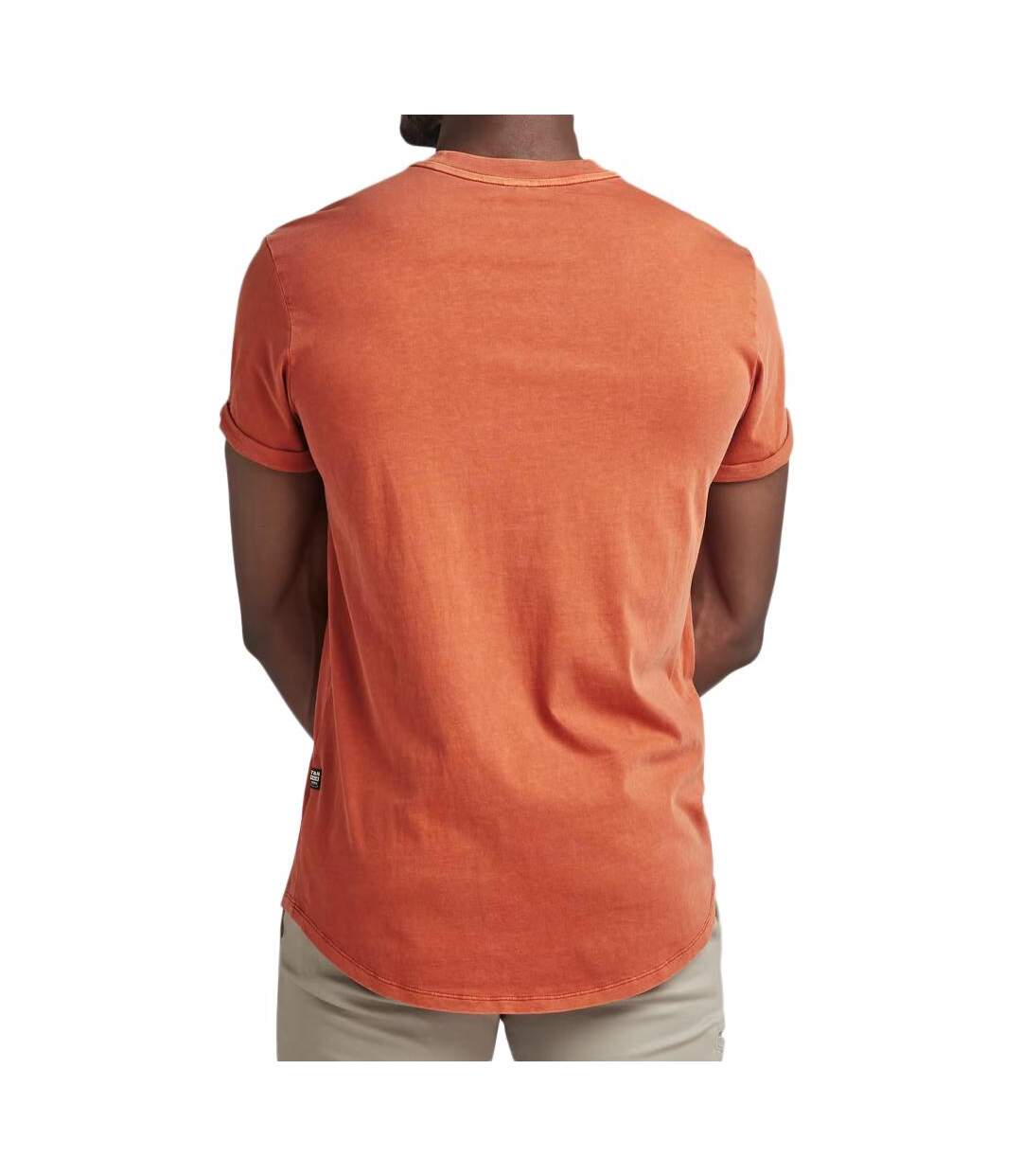 T-shirt Orange G-Star Raw Homme Lash D16396 - S-2