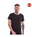 Pack Of 3  Mens Thermal V Neck Short-sleeved Base Layer Top  Black Heatforce-1