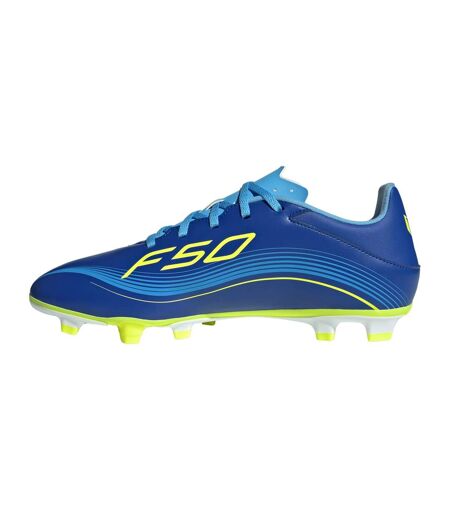 Chaussures De Foot Pour Terrain Ferme F50 League Homme Bleu Jaune Adidas