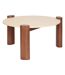 Table basse JILANI - Beige et marron-1