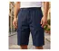 CHALLENGER INCA5 : Bermuda homme bleu marine en coton à taille élastiquée ultra-confortable-1