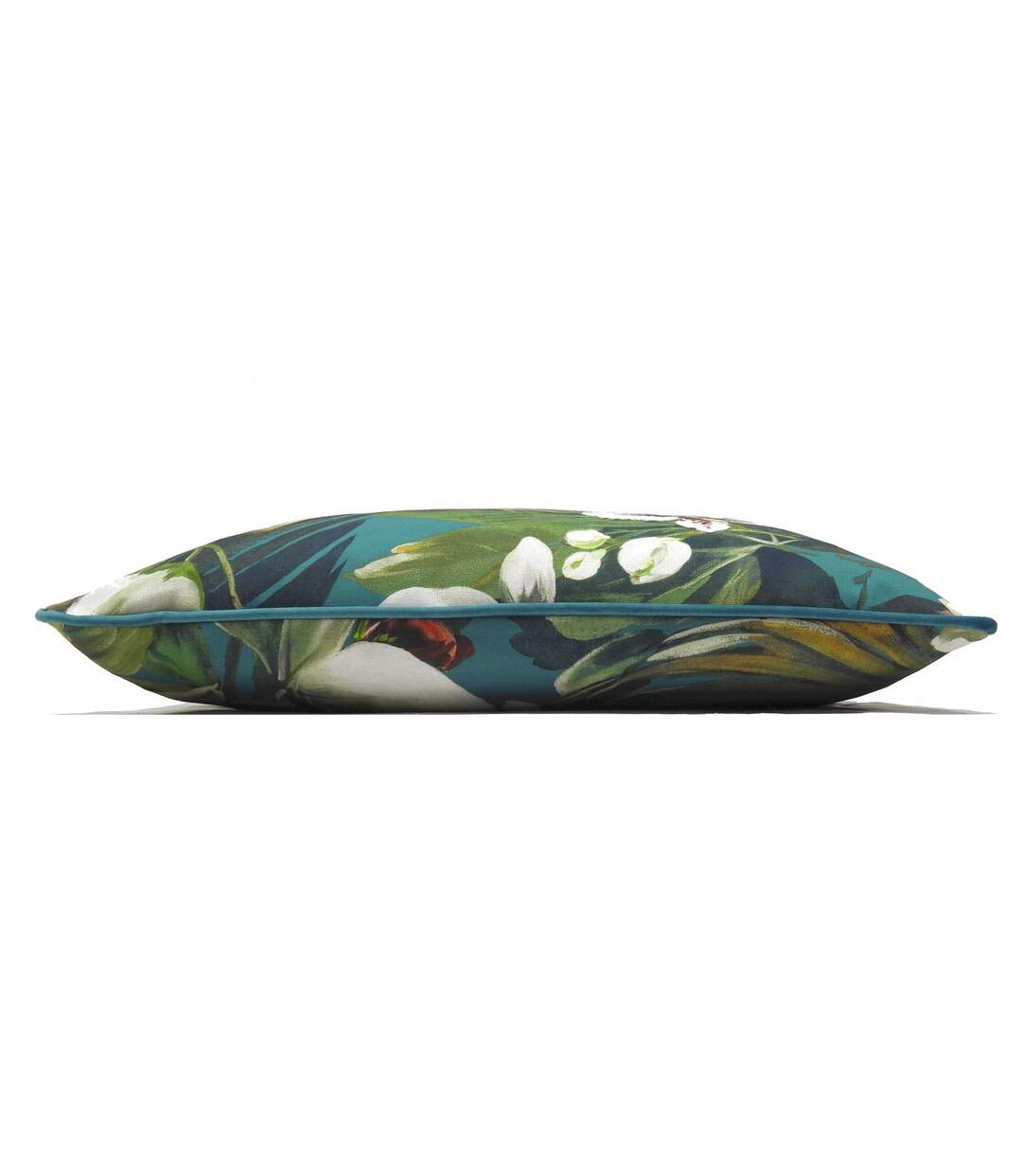 Moorea floral cushion cover 55cm x 55cm pacific blue/green Prestigious Textiles