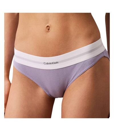 Culotte mauve femme calvin klein jeans bikini - l
