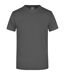 T-shirt Adulte Graphite Uni James And Nicholson-1