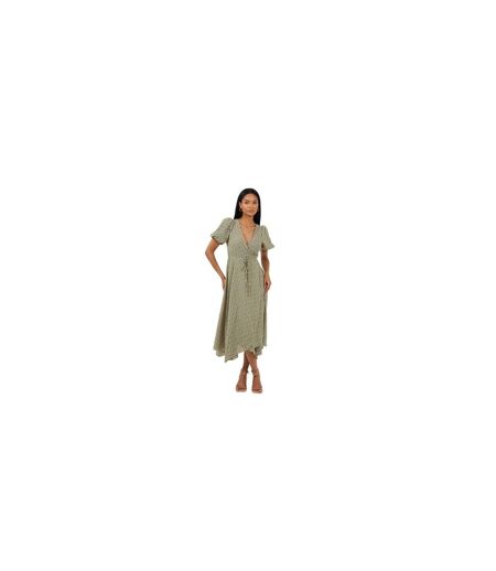 Robe Mi-longue Motif/style Floral Femme Jaune Brave Soul
