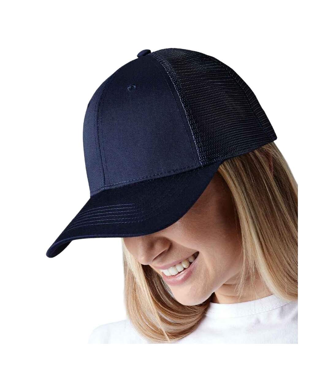 Casquette trucker urbanwear bleu marine Beechfield-2