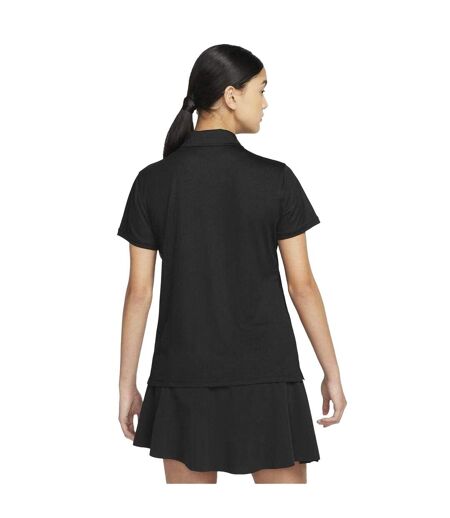 Polo Golf Victory Femme Noir Blanc Nike