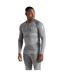 Mens in the zone iii long-sleeved base layer top charcoal grey marl Dare 2B-3