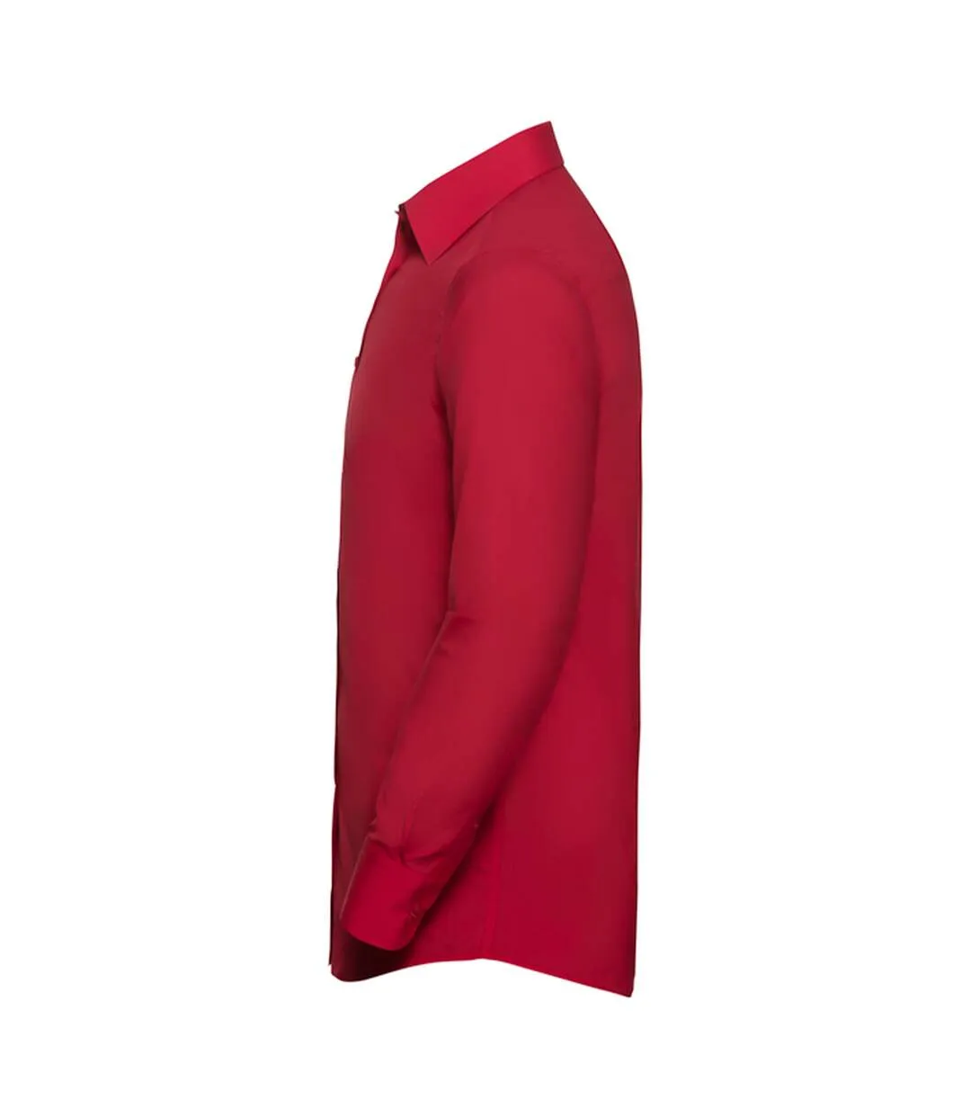 Chemise Manches Longues Homme Rouge Classique Russell Collection-4