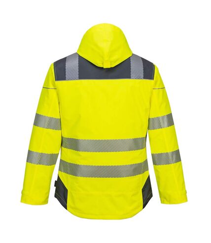 Portwest Mens PW3 Hi-Vis Winter Jacket (Yellow/Gray) - UTPW984
