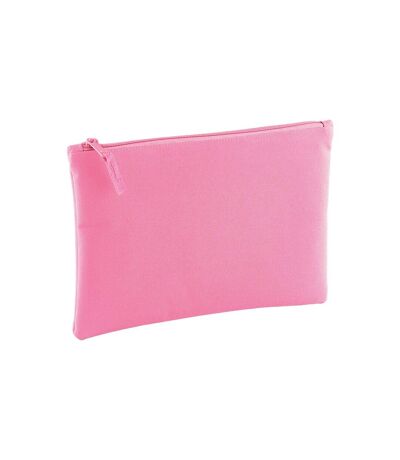 Plain pouch one size true pink Bagbase