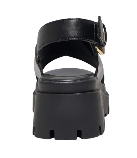 Womens/ladies onldoja 10 sandals black Only