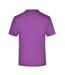 T-shirt Medium Adulte Violet James And Nicholson-2
