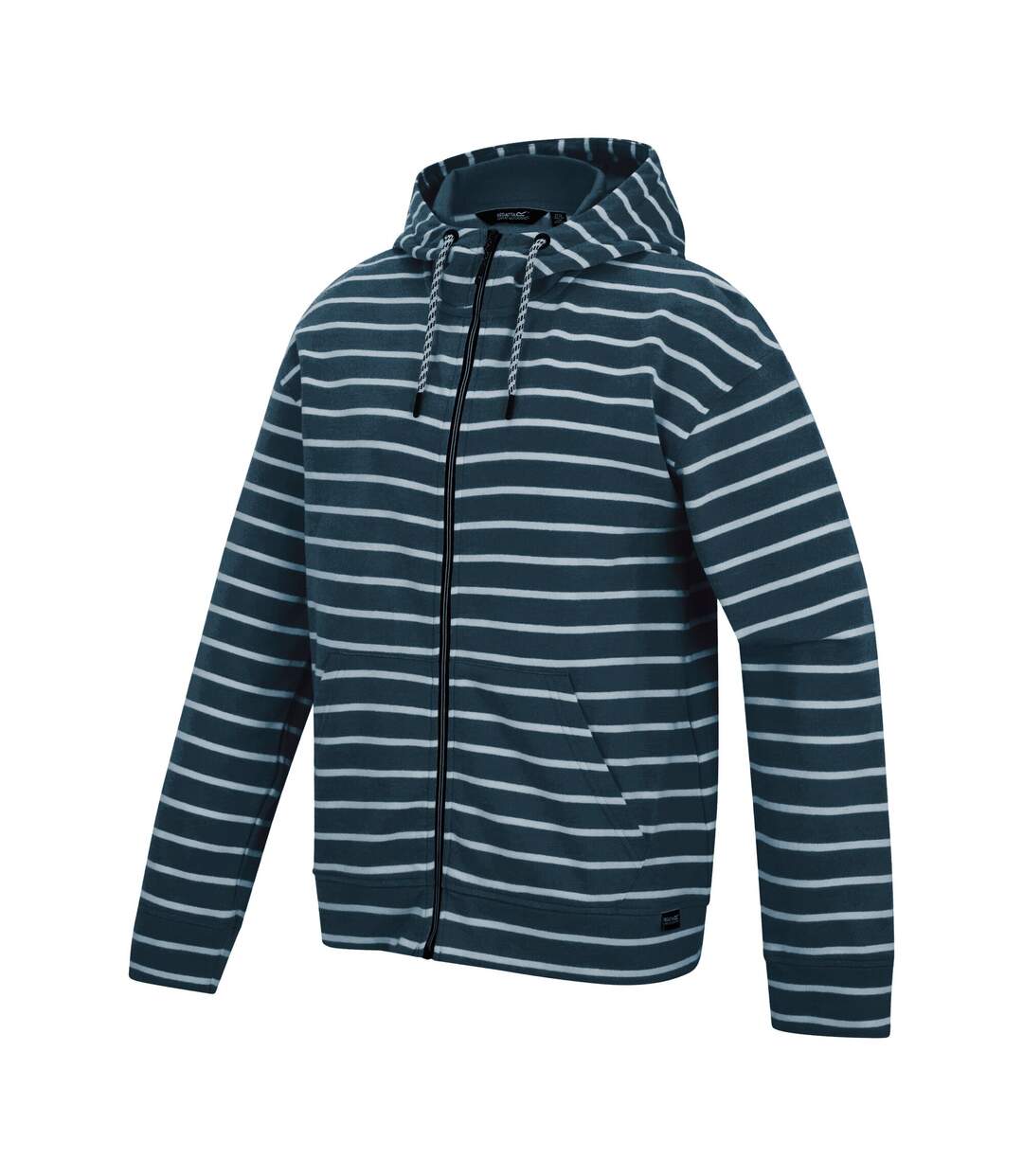 Veste À Capuche Motif/style Rayé Bayletta Femme Bleu Marine Blanc Regatta-3