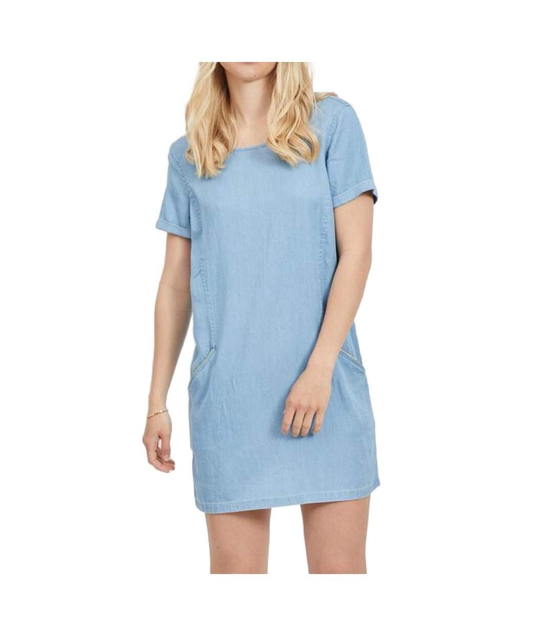 Robe Bleu jeans Femme Vila Electric - 38-1