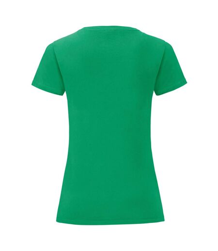 Fruit Of The Loom Womens/Ladies Iconic T-Shirt (Kelly Green)