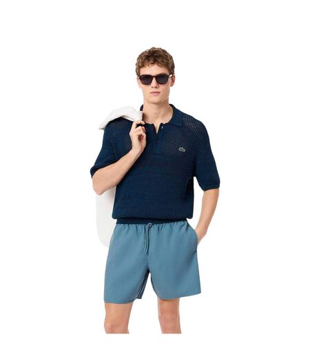 Short De Bain Motif/style Monochrome Homme Bleu Lacoste
