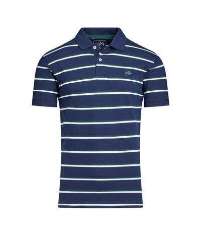 Polo homme bleu marine Raging Bull