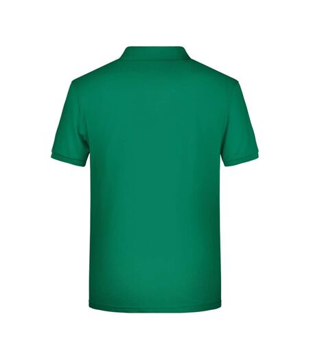 Polo Basic Homme Vert Irlandais James And Nicholson