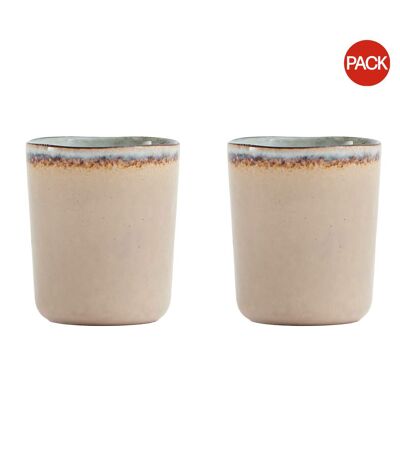 Pack of 2  Nomimono mug  one size beige Vinga