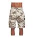 Mens Watchford Camo Cargo Shorts Stone Crosshatch-2