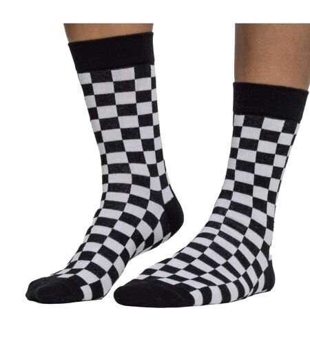 Chaussettes Motif/style À Carreaux Homme Noir Blanc Urban Classics