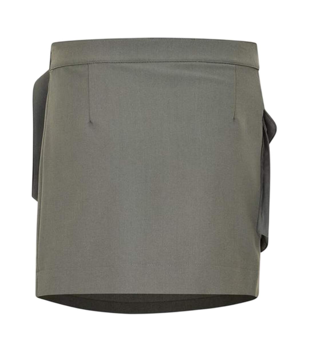 Womens/ladies Wrap High Waist Cargo Skirt Shark Grey Jack Wills-3