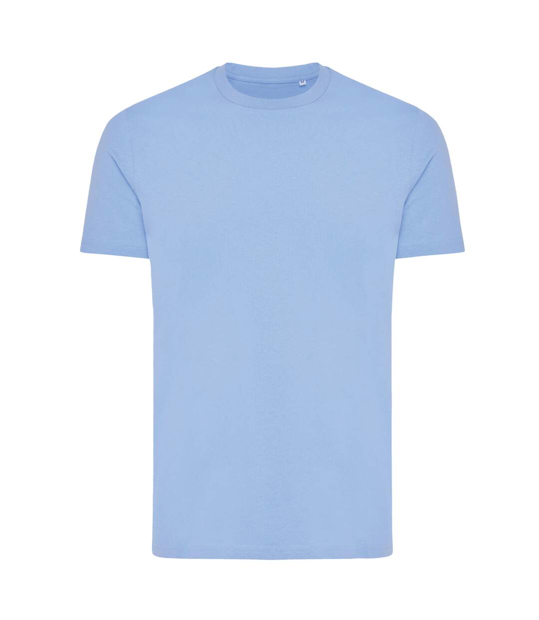 Unisex adult bryce recycled cotton t-shirt sky blue Iqoniq-1