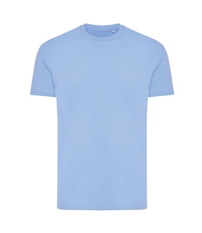 Unisex adult bryce recycled cotton t-shirt sky blue Iqoniq