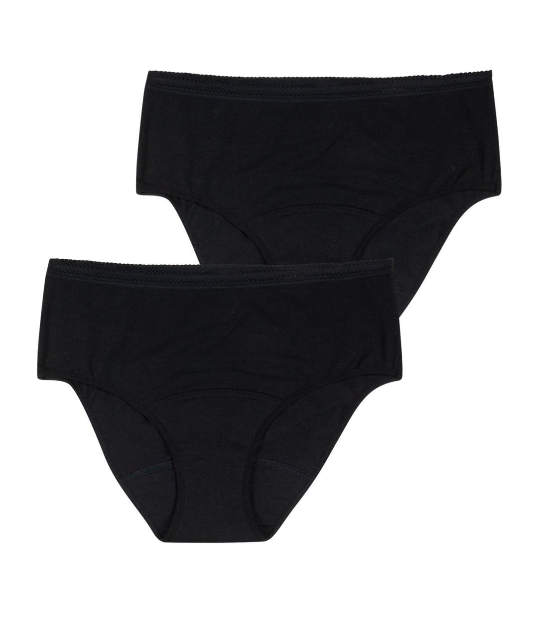 Lot de 2 culottes menstruelles taille haute femme Athena-4