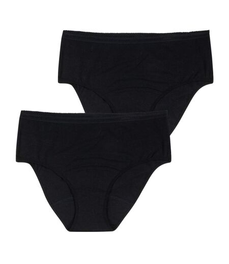 Lot de 2 culottes menstruelles taille haute femme Athena