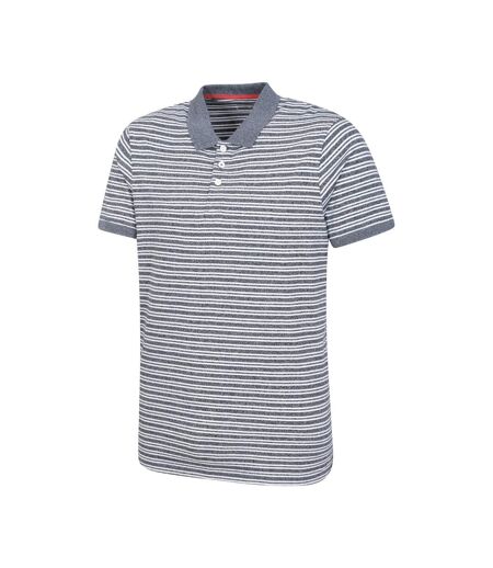 Mountain Warehouse Mens Scouller Striped Polo Shirt (Gray) - UTMW443